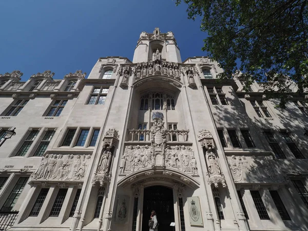 Het Hooggerechtshof Van Het Verenigd Koninkrijk Middlesex Guildhall Londen Verenigd — Stockfoto