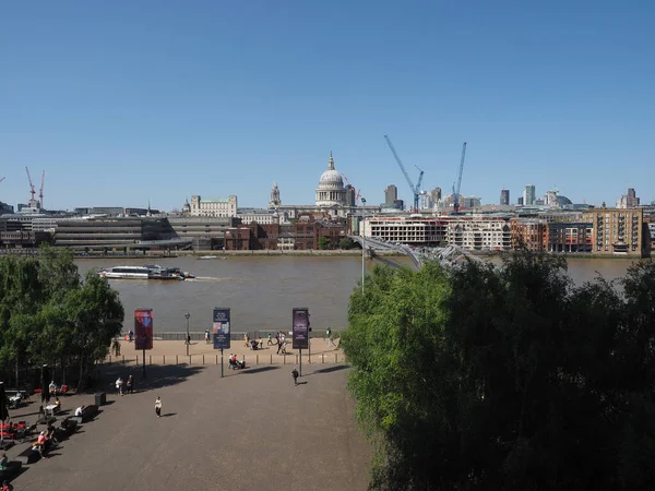 Londen Juni 2023 Panoramisch Uitzicht Theems — Stockfoto