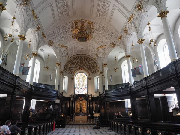 Londres Reino Unido Junho 2023 Igreja Anglicana Clemens Danes — Fotografia de Stock