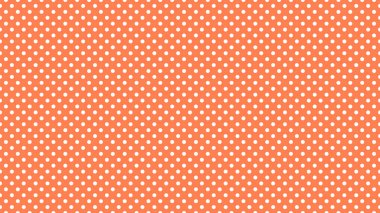 white polka dots pattern over coral useful as a background