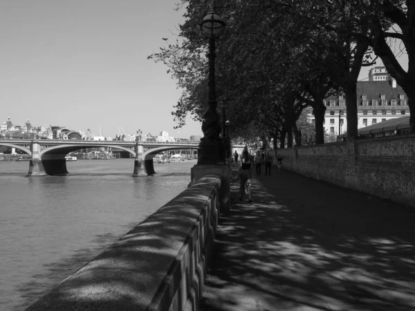 London Czerwca 2023 Panoramiczny Widok Tamizę — Zdjęcie stockowe