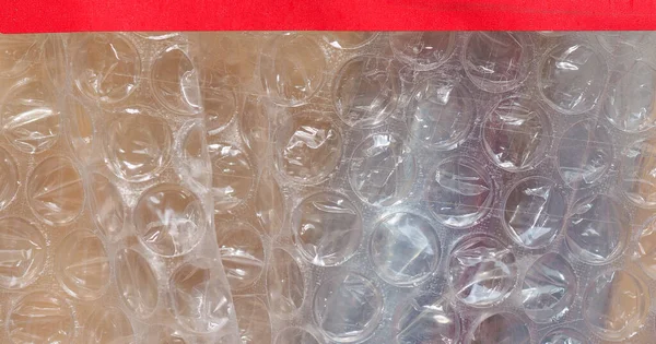 Industrial Style Transparent Bubble Wrap Texture Useful Background — Stock Photo, Image