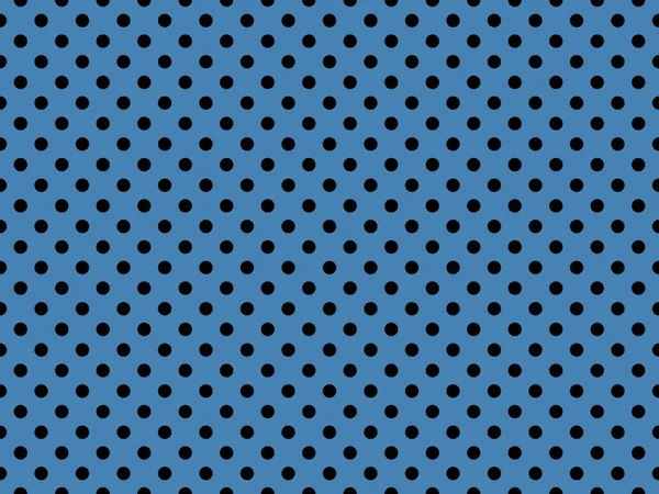 Black Polka Dots Pattern Steel Blue Useful Background —  Fotos de Stock