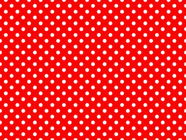 White Polka Dots Pattern Red Useful Background — Photo