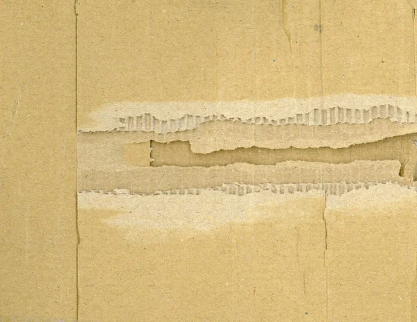 Grunge Brown Corrugated Cardboard Texture Useful Background — Stock Photo, Image