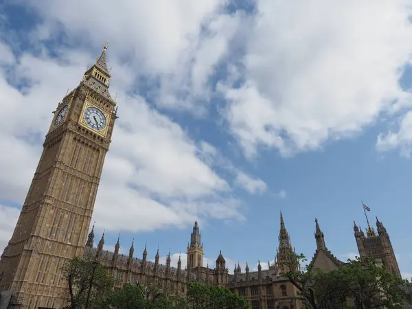 Parlamento Binaları Namı Diğer Londra Daki Westminster Sarayı — Stok fotoğraf