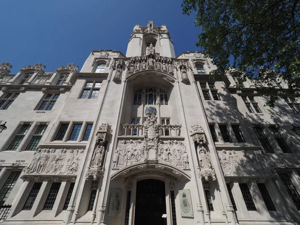 Het Hooggerechtshof Van Het Verenigd Koninkrijk Middlesex Guildhall Londen Verenigd — Stockfoto