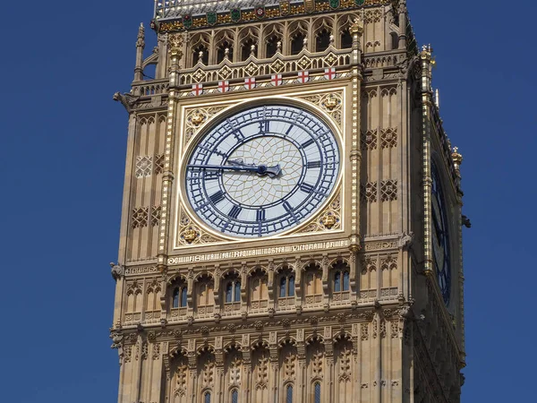 Big Ben Houses Parlament Aka Westminsterský Palác Londýně — Stock fotografie