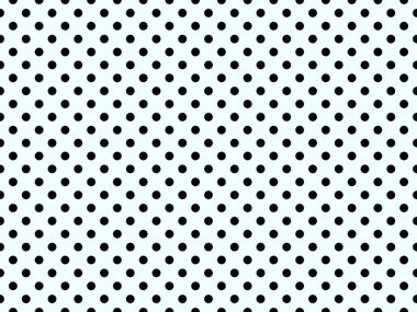 black polka dots pattern over azure useful as a background