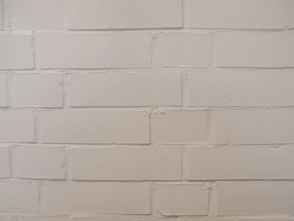 Industrial Style White Brick Wall Useful Background — Zdjęcie stockowe