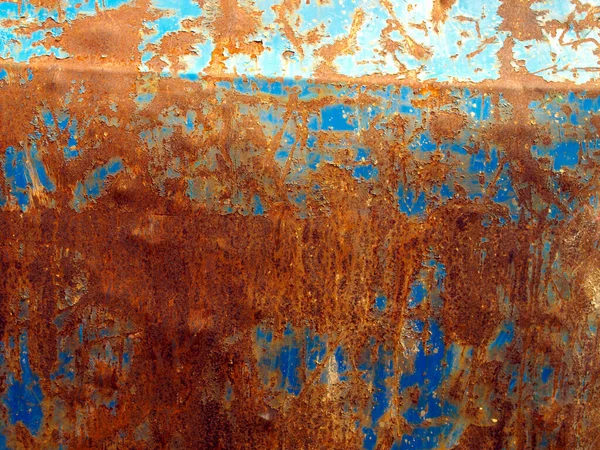 Industrial Style Brown Rusted Steel Metal Texture Useful Background — Photo