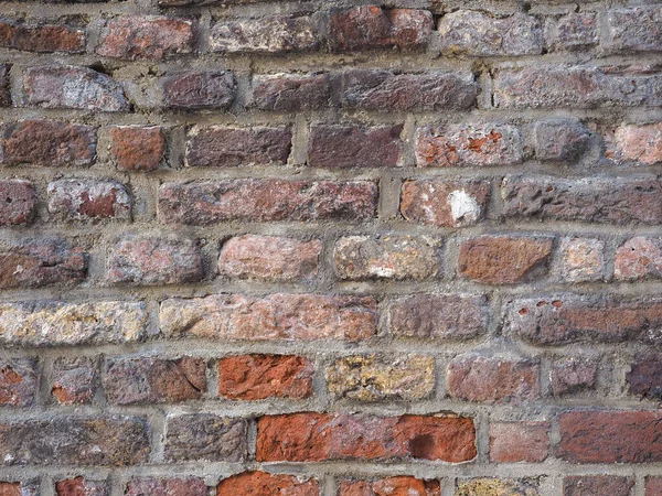 Industrial Style Red Brick Wall Useful Background — Φωτογραφία Αρχείου