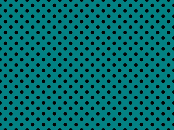 Black Polka Dots Pattern Teal Useful Background — Foto de Stock