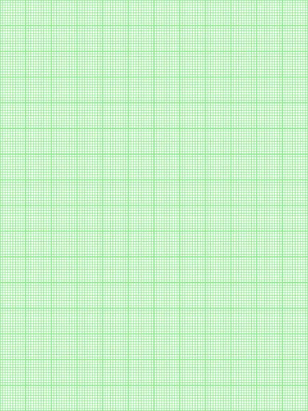 Green Colour Graph Paper White Useful Background — Stock Photo, Image
