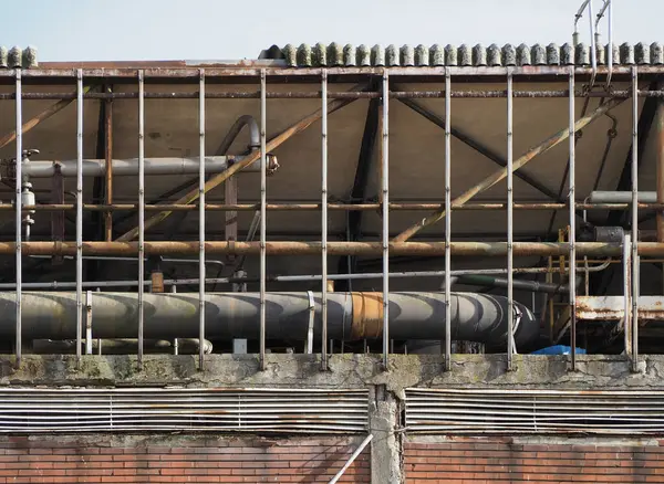 古い放棄された工場の産業遺跡 — ストック写真