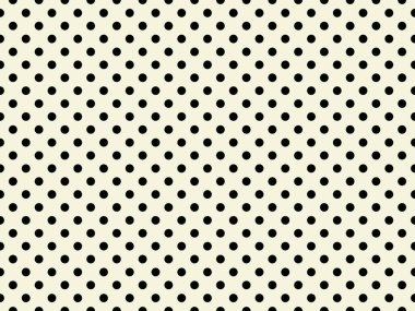 black polka dots pattern over beige useful as a background