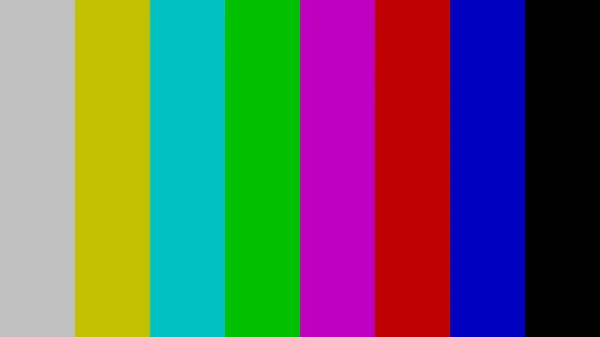 Colour Bars Television Test Pattern — Stock Photo, Image