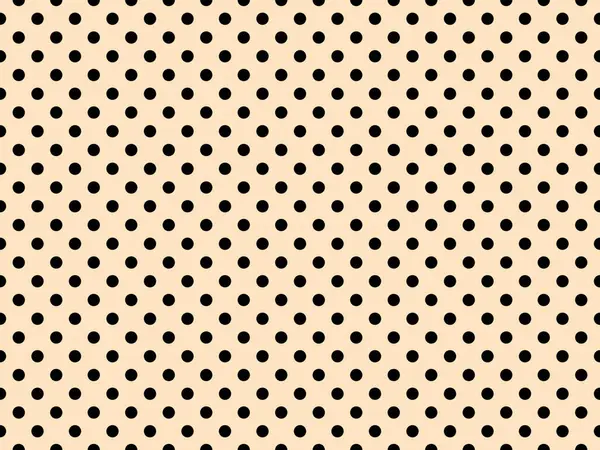 Black Polka Dots Pattern Bisque Useful Background — Foto Stock