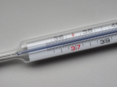 Vücut ısısını ölçmek için analog termometre