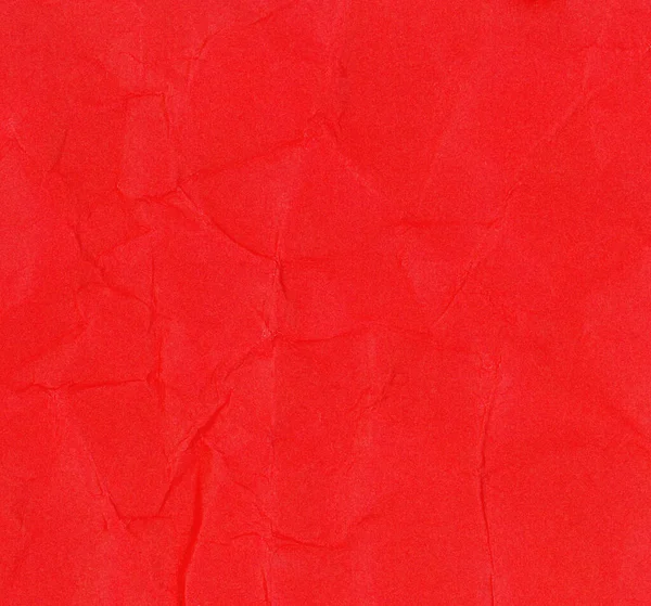 Crumpled Red Paper Texture Useful Background — Stock Photo, Image