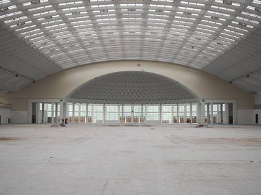 TURIN, İTALYA - 11 Haziran 2023 Torino Esposizioni Pavilyonu