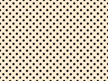 black polka dots pattern over blanched almond useful as a background