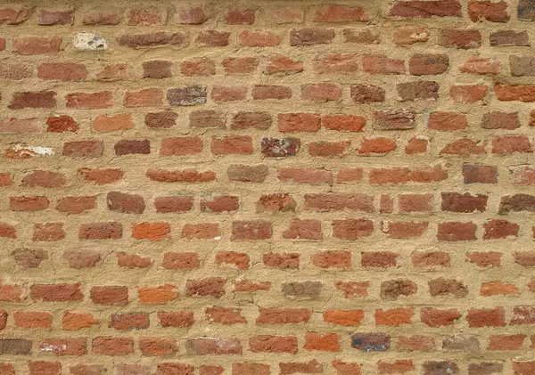Industrial Style Red Brick Wall Useful Background — Stockfoto