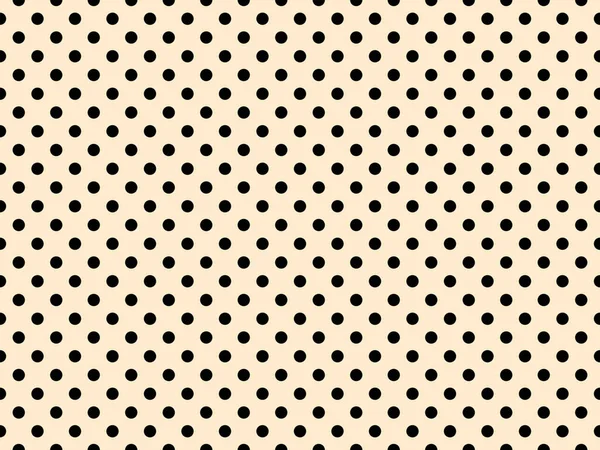 Black Polka Dots Pattern Blanched Almond Useful Background — Foto Stock