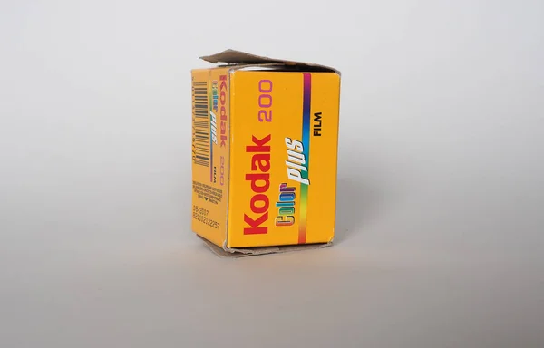 New York Usa August 2023 Krabička Kodak Color 200 Film — Stock fotografie