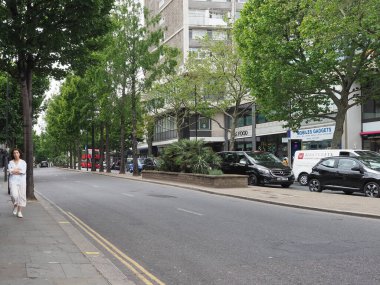 LONDON, İngiltere - Haziran 06, 2023 Notting Hill Gate View
