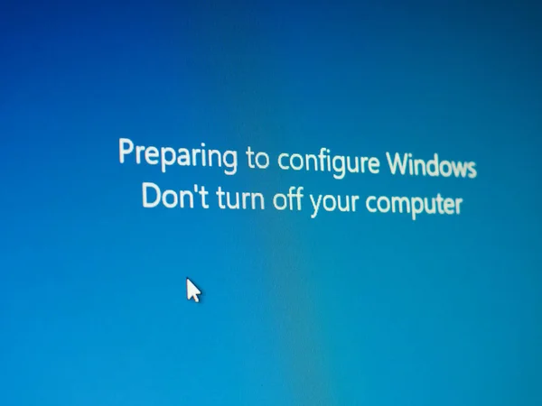 Redmont Сша Июля 2023 Скриншот Обновления Microsoft Windows — стоковое фото