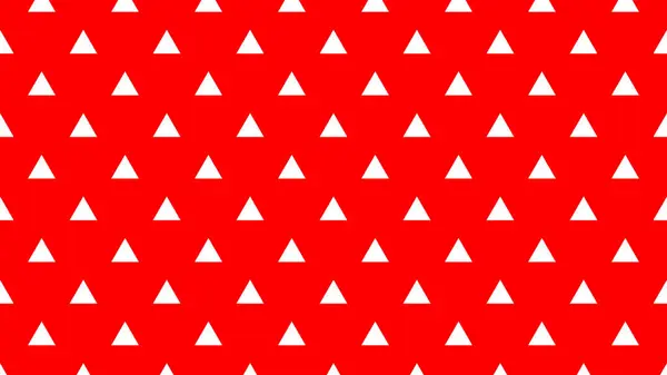 Christmas Gift Wrapping Paper White Colour Triangle Pattern Red Useful — Stockfoto