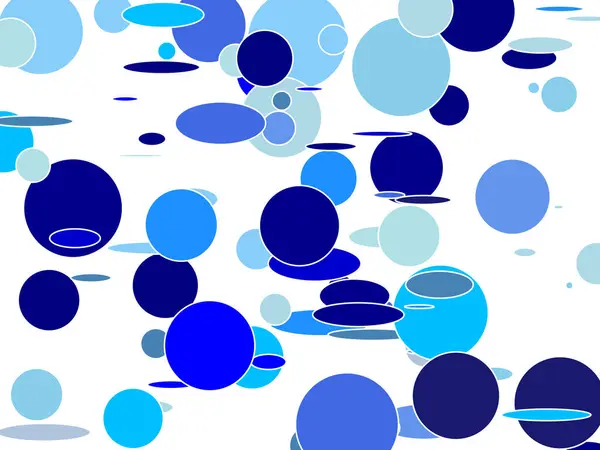 Blue Shapes Pattern Useful Background — Fotografia de Stock