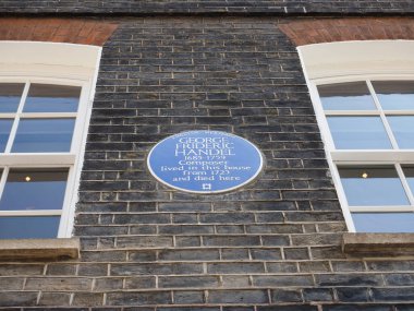 LONDON, İngiltere - 07 Haziran 2023: Handel Hendrix Evi Müzesi