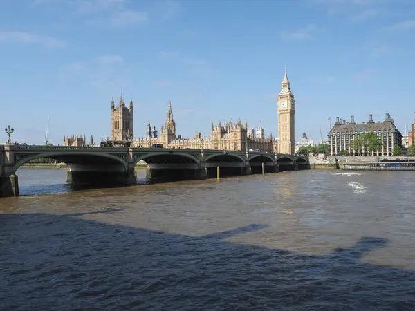 Londen Juni 2023 Huizen Van Het Parlement Westminsterbrug — Stockfoto