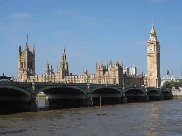 Londra Regno Unito Giugno 2023 Camere Del Parlamento Ponte Westminster — Foto Stock