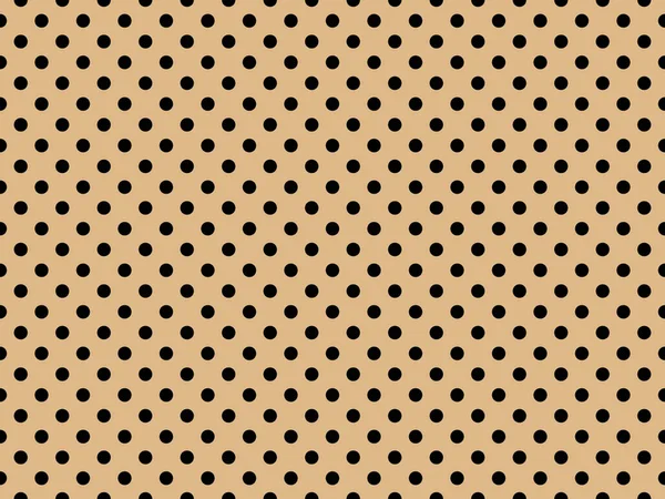 Black Polka Dots Pattern Burly Wood Useful Background — Foto Stock