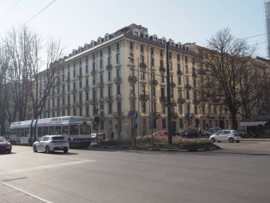TURIN, İTALYA - 10. hat toplu taşımacılık
