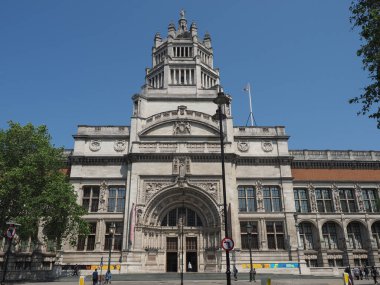 LONDON, İngiltere - 09 Haziran 2023 Victoria ve Albert Müzesi