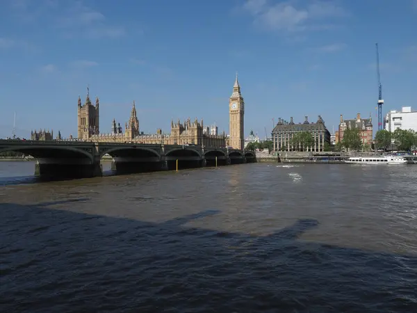 ロンドン 2023年6月8日 国会議事堂 ウェストミンスター橋 — ストック写真