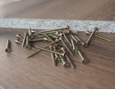 Ahşap vidalar melamin üretimi ahşap panel