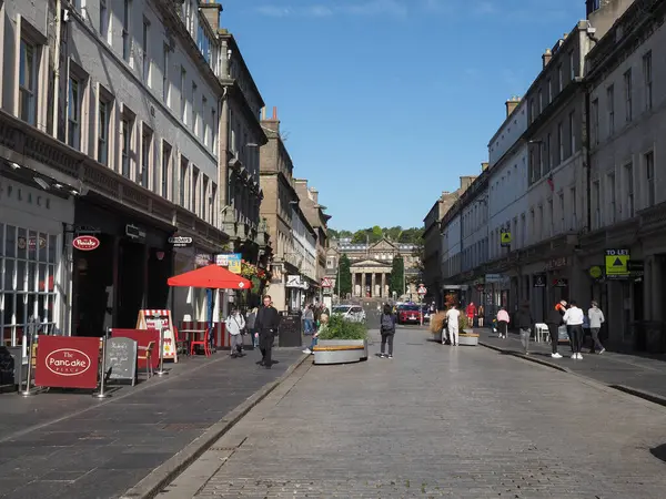 Dundee September 2023 Mensen Hervormingsstraat — Stockfoto