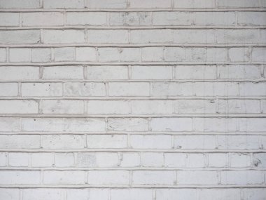 Beyaz tuğla duvar arka plan olarak kullanışlı