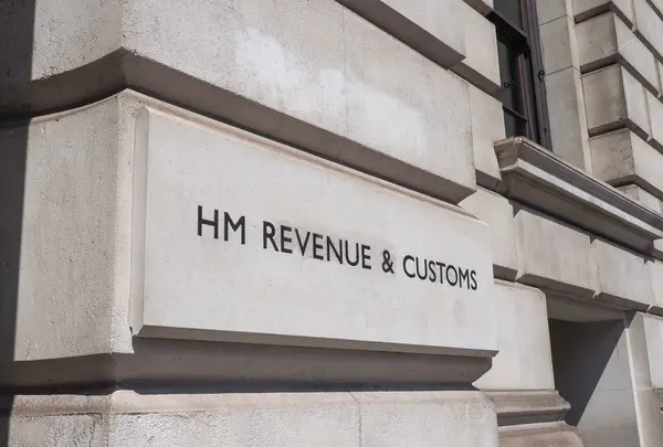 Signature Hmrc His Majesty Revenue Customs Londres Royaume Uni — Photo