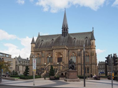 DUNDEE, İngiltere - 12 Eylül 2023 McManus Dundee Sanat Galerisi ve Müzesi