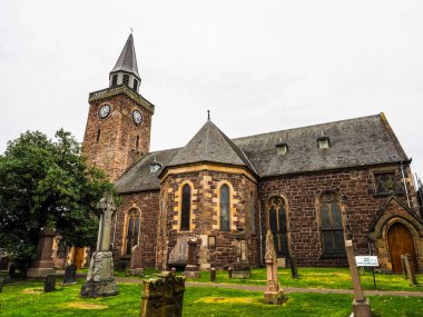 INVERNESS, İngiltere - 13 Eylül 2023 Eski Yüksek Kilise