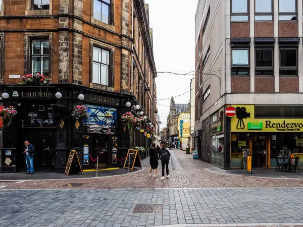 Inverness Велика Британія September 2023 Люди Центрі Міста — стокове фото