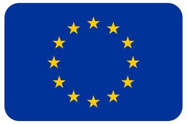 Avrupa Birliği (AB) bayrağı, diğer adıyla yuvarlak köşeli Avrupa