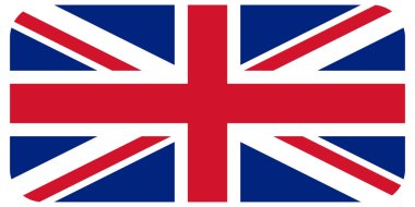 Birleşik Krallık (Birleşik Krallık) ulusal bayrağı diğer adıyla yuvarlak köşeli İngiliz bayrağı