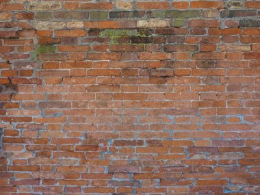 Sanayi tipi kırmızı tuğla duvar arka plan olarak kullanışlı